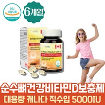 약 6개월 고함량 비타민D5000IU 필수영양소 햇빛비타민 뼈에좋은 뼈건강 캐나다 영양제 중년 어르신 노인 시니어 부모님 비타민디영양제 비타민디영양제 1000 2000 3000 여성 vitD