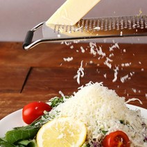 스텐 치즈그라인더 강판 치즈갈이, 블랙 손잡이 - 얇은형