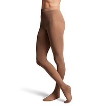 Bloch 댄스 걸스 컨투어 소프트 풋 타이츠 하얀색, Small