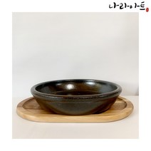 옹기항아리뚜껑 4호 옹기뚜껑 뚜껑 물수반 수반 옹기수반 옹기항아리 국산옹기 나라아트