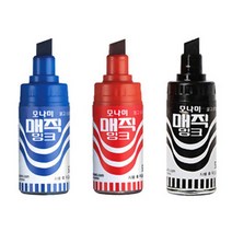 모나미 병매직 낱개 유성 매직 O, 흑색