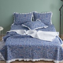 꽃나염 베드스프레드 침대 패드, 본상품선택