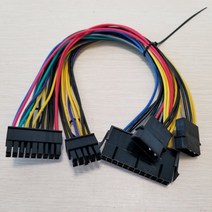 마더 보드 ATX 24 핀-IDE 4 핀 Molex 18 + 10 어댑터 전원 케이블 HP Z800 워크 스테이션 메인 30cm, 01 30cm