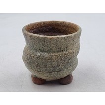우암 국산 수제화분 삐뚤이 소 6종 다육 도자기화분, 6번 금빛 블랙