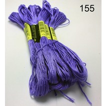 뜨개실 손뜨개실 10 조각 십자수 자수 색상, 6 가닥, 155