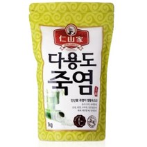 (주)인산가 정품 1회 다용도죽염 분말 1kg 2개 이상 구입 고객 홍삼초코크런치 1봉(49g) 사은품 제공행사, 1000g