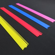낚시 튜닝 DIY 자작채비 PC빨대 4가지 색상 10개입, PC빨대 핑크(10개입)