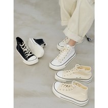 아이슈즈 여성 둥근코 하이탑 캔버스 스니커즈 99485