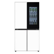 LG전자 H874GWW312 디오스 오브제컬렉션 노크온 870L 크림 화이트, 단품