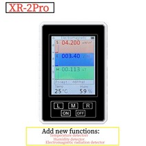 가정용 라돈측정기 방사능 2022 새로운 XR-2 전자기 방사선 검출기 휴대용 정밀 시험기 EMF 미터 선량계 모, 05 XR-2Pro