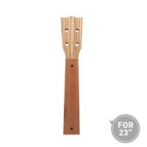 미니기타 반제품 우쿨렐레 넥 마호가니 바디 사펠리 제브라우드 로즈우드 베니어 하와이 미니 기타 DIY 교체용 21 23 26 인치, 23In Zebrawood