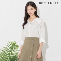 더틸버리 와이드 칼라 오버핏 블라우스 TM6M0BL55