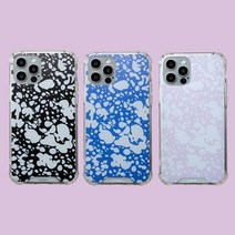 기타 바보사랑[그립톡] 프로자인 잉크마블 그래픽 범퍼 케이스, BLACK/iphone1212Pro, 블랙