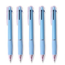 [마치]국산 파스텔니들 3색볼펜 (불투명) 0.7mm, 하늘색, 1개입
