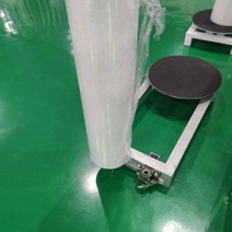 파렛트 랩핑기 회전판 파레트 래핑기 택배 배달포장 필름, 1m이내의이중멤브레인이있는수동대형백
