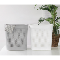 뚜껑있는 기숙사용 빨래통 기숙사 세탁 빨래바구니, 중(색상랜덤)