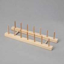 실패꽂이 실걸이 원목 접이식 나무 실 홀더 스풀 바느질 자수 실 랙 주최자 벽걸이 콘, 03