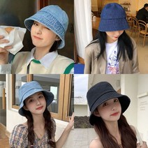 데님 스트릿 버킷햇 2type / 벙거지모자
