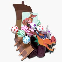 쭈bapha_이순신 장군 거북선 만들기 3개묶음 장난감 만들기재료 공작놀이 미술 만들기완구♥LtMS, ♥myside!