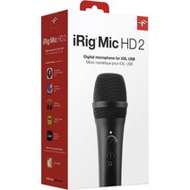 IK Multimedia iRig Mic HD 2 디지털·콘덴서 마이크[국내 정규품] : PC·주변 기기, 단일옵션, 단일옵션