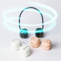 발스 VS023 코딩 넥스트롬 목걸이 넥밴드선풍기 날개없는 휴대용, 네이비 + 넥스트롬 AIR 전용 수납 화이트케이스