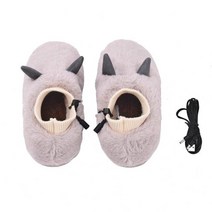 발방석 발온열기 usb 발난로 1 쌍 귀여운 슬리퍼 컴퓨터 pc 전기 열 슬리퍼 홈 여행 사무실, 36-37