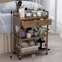 미용실트레이 미용츄레이 단단한 나무 살롱 트롤리 모던 가구 미용실 이발소 특수 도구 보관 랙 가정용, 05 O