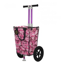 자전거트레일러 자전거캐리어 캠핑웨건 12인치 대형 휠 유틸리티 쇼핑 카트는 50kg 수, 자주색