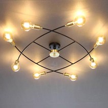 아델라 8등 인테리어 직부조명 LED 거실등 방등 포인트 카페조명 천장조명