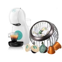 [당일출고 무료배송] 스타벅스 네스프레소 커피 캡슐 보관 바스켓 일리 버츄오 돌체구스토 디스펜서 거치대 호환용 홀더 스탠드 인테리어 효과, 브라운