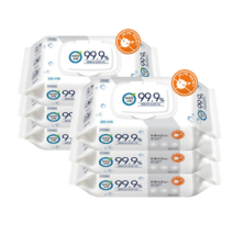 [한정판매][당일발송] 깨끗한나라 99.9% 손소독티슈 60매 캡형 세균제거 물티슈, 1개, 1개