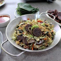 [27년전통]신림동 순대타운 미림통통 백순대 1인분, 백순대볶음1인분(곱창만)