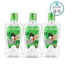 2+1 동아제약 가그린 어린이 380ml 사과 가그린 유아 키즈 가글 충치예방_사과맛, 사과맛3개