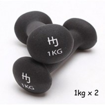 한중스포츠 미니아령 미용아령 미니미아령 스타일아령, minimi 미용아령x2 (블랙), 1kg