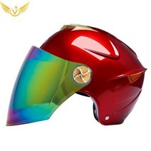 Enduro-전기 스쿠터 헬멧 색상 렌즈 바이저 높이 조절 가능 성인 오토바이 반사 마이크로 장비 여성, One size fits all 6