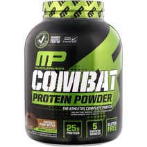 MusclePharm 컴뱃 단백질 파우더(Combat Protein Powder) 초콜릿 땅콩 버터 4 파운드 (1814 g)