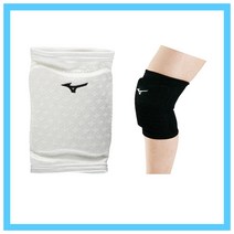 미즈노 배구 무릎 보호대 V2MY8006 (블랙/화이트), 화이트