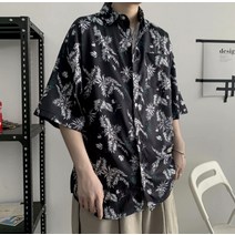 발리 하와이안 셔츠 커플룩 허니문룩