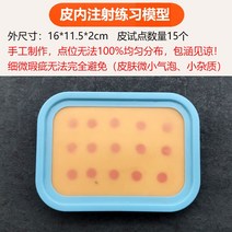 정맥 혈관 근육 주사 채혈 연습 피부 실습 모형 모델, 피내 연습 모델