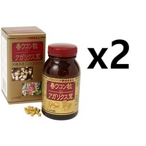봄우콩 우콘 아가리쿠스 1300알 약2개월치 x 2병 오키나와산 우콘