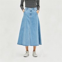 잠뱅이 NC10 여성]데님 롱 A스커트 청치마 AM1DDK176