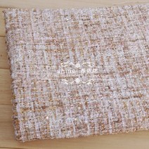 커튼 리본 레자 면20수 세트 자켓 스트레치 마이 자수 원단 트위드원단, 米粉珠片