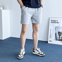 데일트 남자 밴딩 4부 일자 스판 트레이닝 반바지