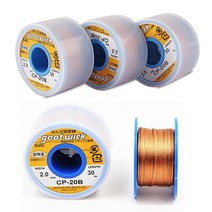 Japan GOOT Desoldering Wicks 브레이드 구리 와이어 솔더 리무버 BGA Solder Wick RoHs 무연 MSDS 용접 플럭스 툴, [04] Cp-35b 3.5mm Width