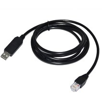 FTDI FT232RL 칩 USB-RJ45 플러그 RS485 변환기 직렬 통신 콘솔 케이블 ESTUN PRONET 서보 모터 드라이브-, 01 1.8M_01 Black