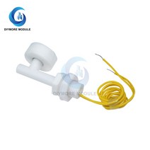유량계 조절 DC 220V 액체 수위 센서 직각 플로트 스위치 용 유량 측정 기기 도구, 한개옵션0