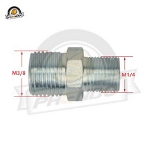 빠루 야스리 PHENDO 에어리스 스프레이 건 고압 파이프 Tee 유니온 전환 헤드 액세서리, 03 M38-M14_02 3PCS