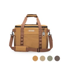 코누 Ton 소프트 쿨러 보냉백 캠핑 아이스 박스 M, 다크 브라운