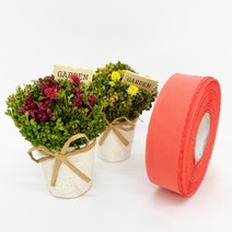 포장 리본 끈 제이제이리본 쉬폰리본25mm 40mm 21컬러 (길이 45M) 공단리본, CF18, 25mm