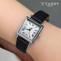 탠디 럭셔리 여성용 사각 가죽시계 T-1903F 3종 중 택1